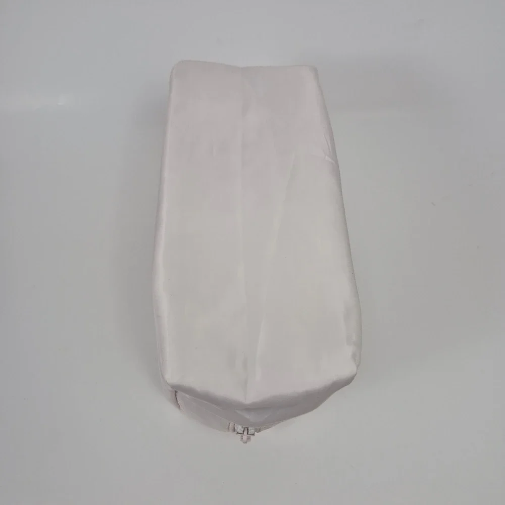 MAELYS Cosmetics Puffer Makeup Bag Pale Pink Quilted Nylon Travel Pouch